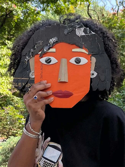 Cardboard Portrait Making Workshop w. Oscar Wilder