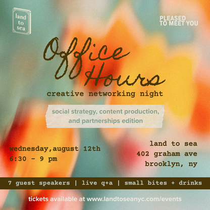 Office Hours Creative Networking