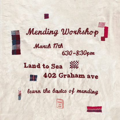 Mending Workshop with Mend Mother