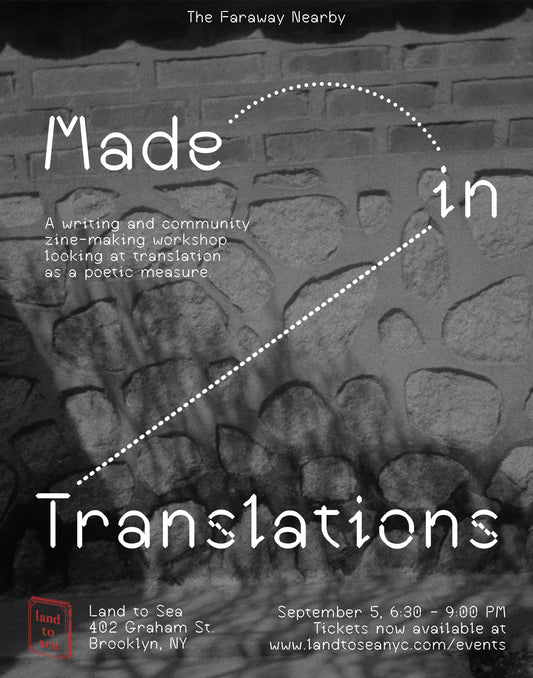 Made in Translation: Zine Making Workshop