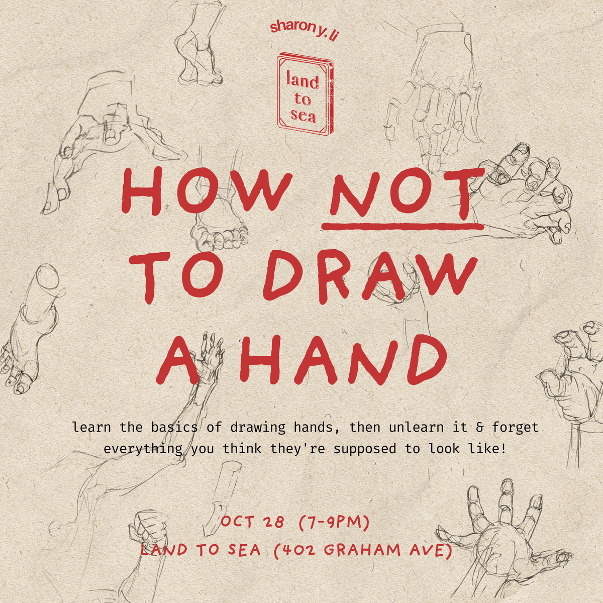 (Un)learn Drawing: How Not to Draw a Hand