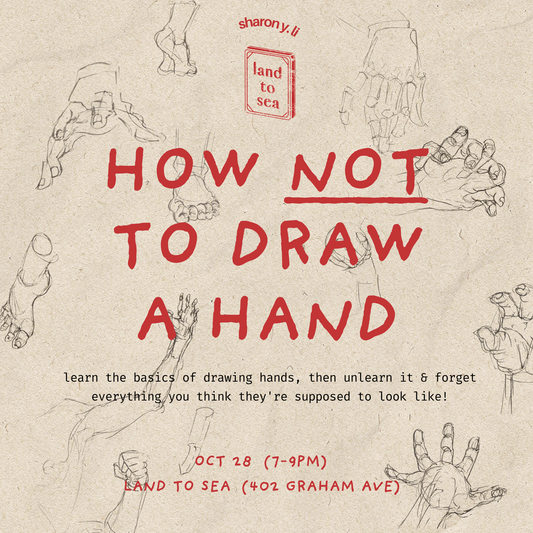 (Un)learn Drawing: How Not to Draw a Hand
